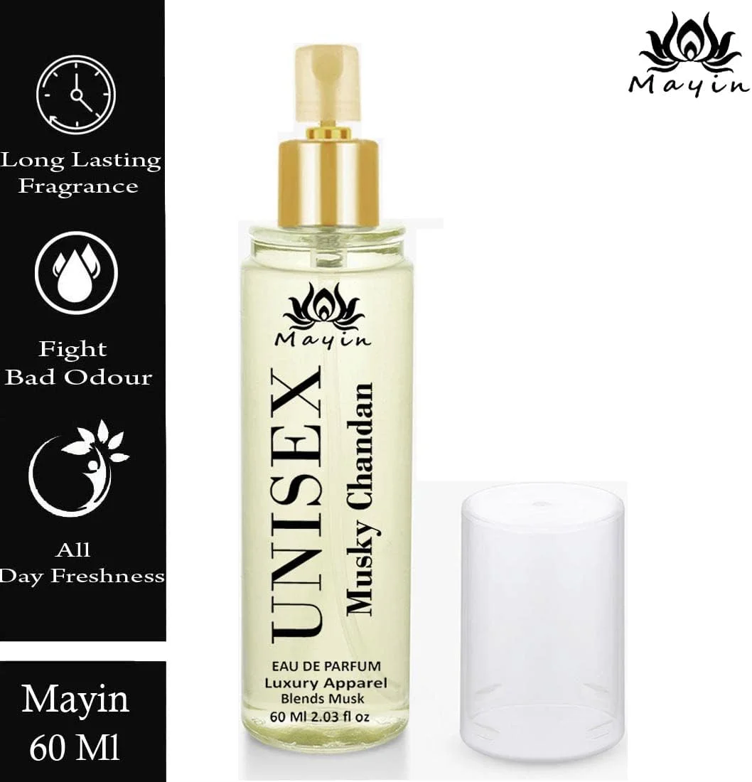 عطر مایین Musky Chandan مناسب آقایان و بانوان | رایحه ماندگار، تازه و آرامش بخش | عطر فرش یونیسکس - 60 میلی لیتر عطر مایین Musky Chandan مناسب آقایان و بانوان | رایحه ماندگار، تازه و آرامش بخش | عطر فرش یونیسکس - 60 میلی لیتر