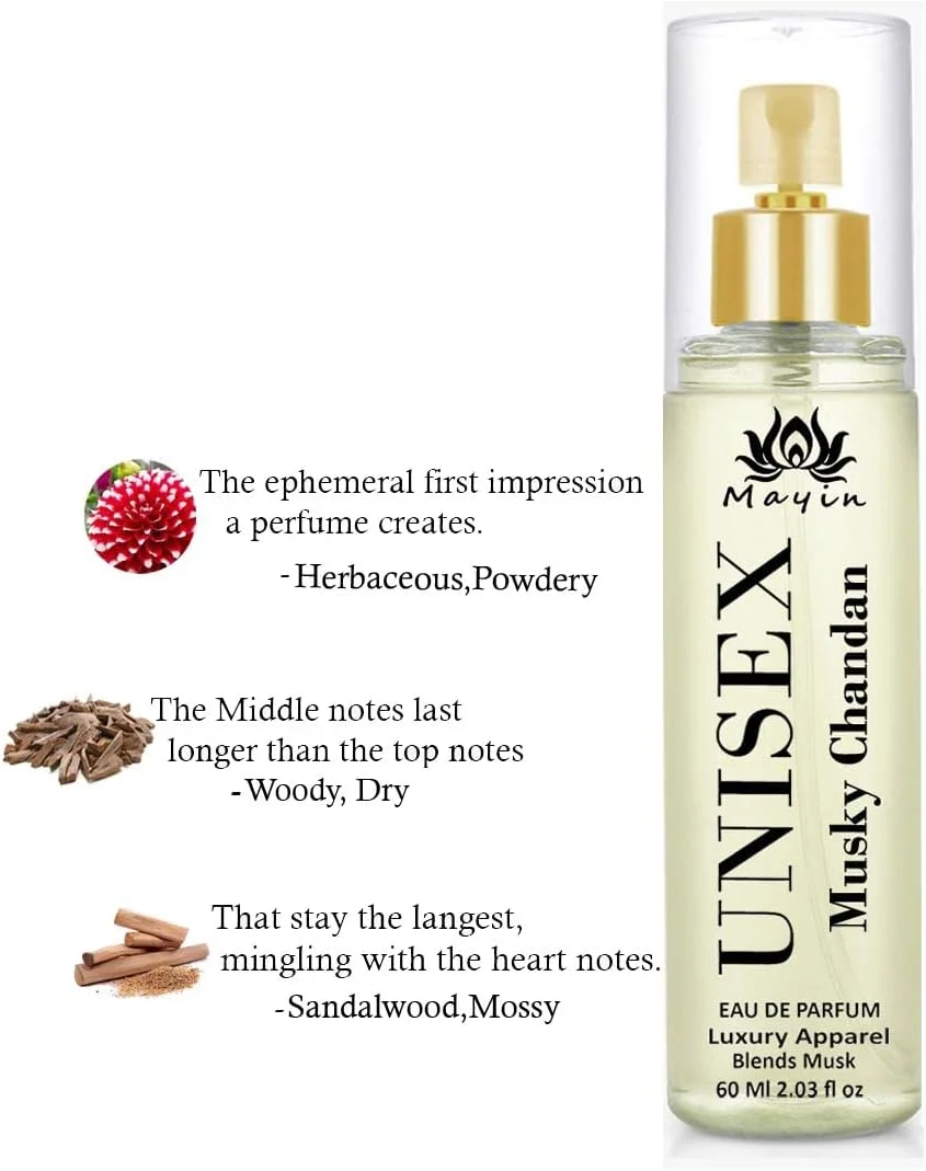 عطر مایین Musky Chandan مناسب آقایان و بانوان | رایحه ماندگار، تازه و آرامش بخش | عطر فرش یونیسکس - 60 میلی لیتر عطر مایین Musky Chandan مناسب آقایان و بانوان | رایحه ماندگار، تازه و آرامش بخش | عطر فرش یونیسکس - 60 میلی لیتر