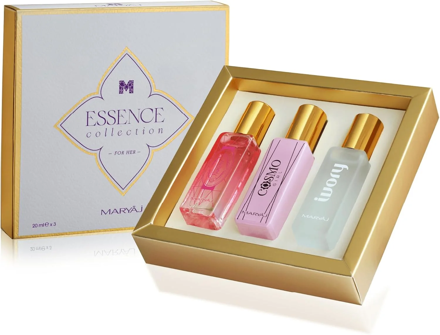 مجموعه مینیاتوری ادو پرفیوم زنانه Maryaj Essence Collection - بسته 3 عددی (هر کدام 20 میلی لیتر)