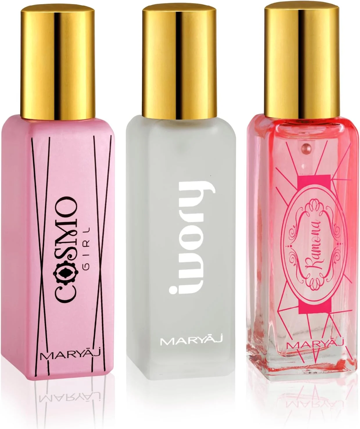 مجموعه مینیاتوری ادو پرفیوم زنانه Maryaj Essence Collection - بسته 3 عددی (هر کدام 20 میلی لیتر) مجموعه مینیاتوری ادو پرفیوم زنانه Maryaj Essence Collection - بسته 3 عددی (هر کدام 20 میلی لیتر)