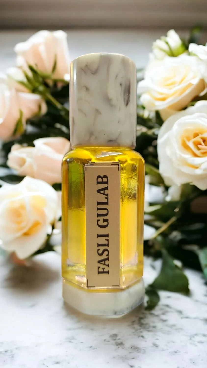 عطر طبیعی ممتاز فاسلی گلاب/فاسلی رز Manaal Enterprises - رایحه ماندگار برای آقایان و بانوان (3 میلی لیتر)