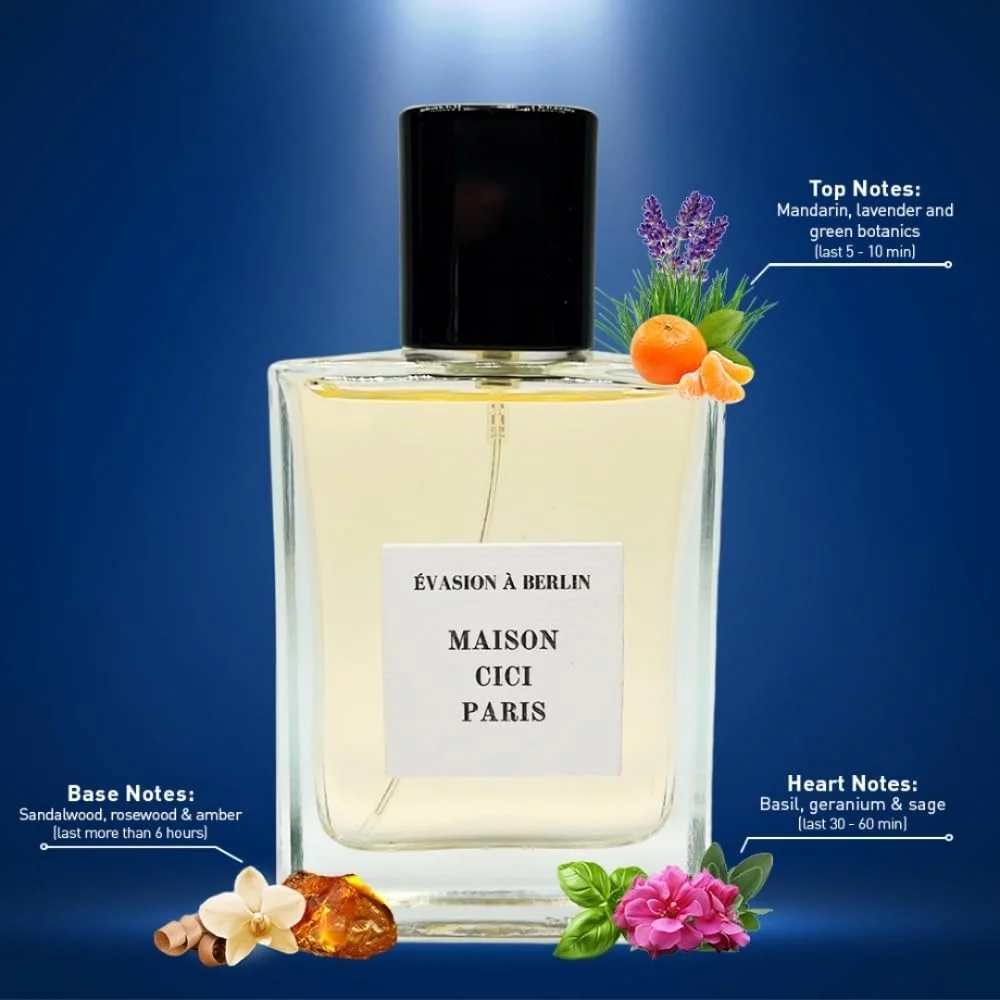 Maison CiCi Paris، عطر Évasion à Berlin، ماندگاری طولانی، رایحه ماندارین Maison CiCi Paris، عطر Évasion à Berlin، ماندگاری طولانی، رایحه ماندارین