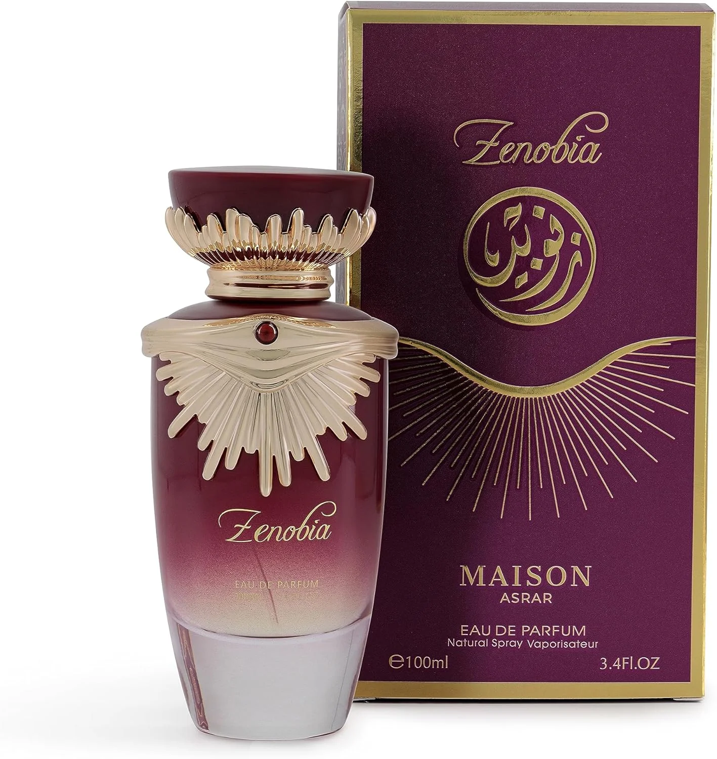 ادکلن زنوبیا Maison Asrar Zenobia Eau De Parfum EDP 100ml عطر یونیسکس مردانه و زنانه ادکلن زنوبیا Maison Asrar Zenobia Eau De Parfum EDP 100ml عطر یونیسکس مردانه و زنانه