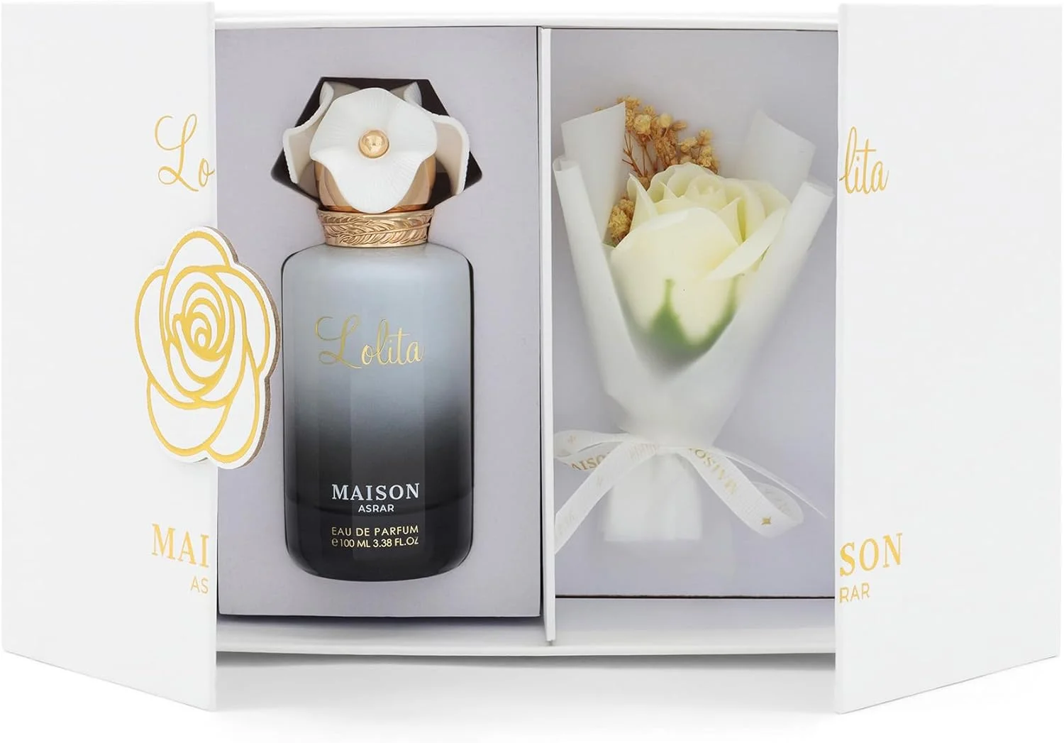 اسپری ادو پرفیوم زنانه Maison Asrar Lolita – عطر لوکس و ماندگار برای زنان | هدیه عالی روز ولنتاین | عطر ممتاز، 100 میلی لیتر اسپری ادو پرفیوم زنانه Maison Asrar Lolita – عطر لوکس و ماندگار برای زنان | هدیه عالی روز ولنتاین | عطر ممتاز، 100 میلی لیتر