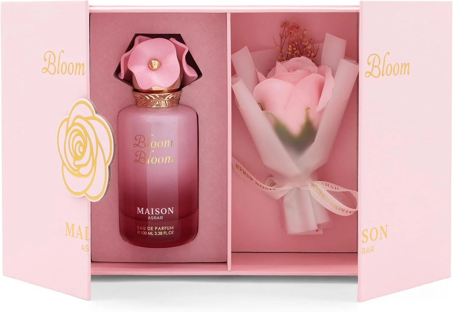 اسپری ادو پرفیوم زنانه Maison Asrar Bloom Bloom - عطر لوکس ماندگار، رایحه ممتاز، عطر ممتاز یونیسکس | 100 میلی لیتر