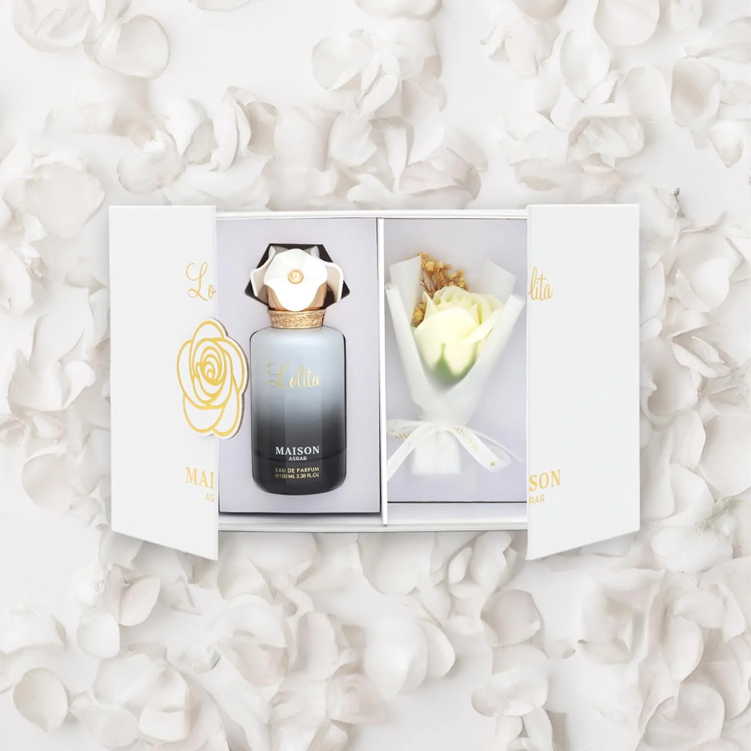 اسپری ادو پرفیوم زنانه Maison Asrar Lolita – عطر لوکس و ماندگار برای زنان | هدیه عالی روز ولنتاین | عطر ممتاز، 100 میلی لیتر اسپری ادو پرفیوم زنانه Maison Asrar Lolita – عطر لوکس و ماندگار برای زنان | هدیه عالی روز ولنتاین | عطر ممتاز، 100 میلی لیتر