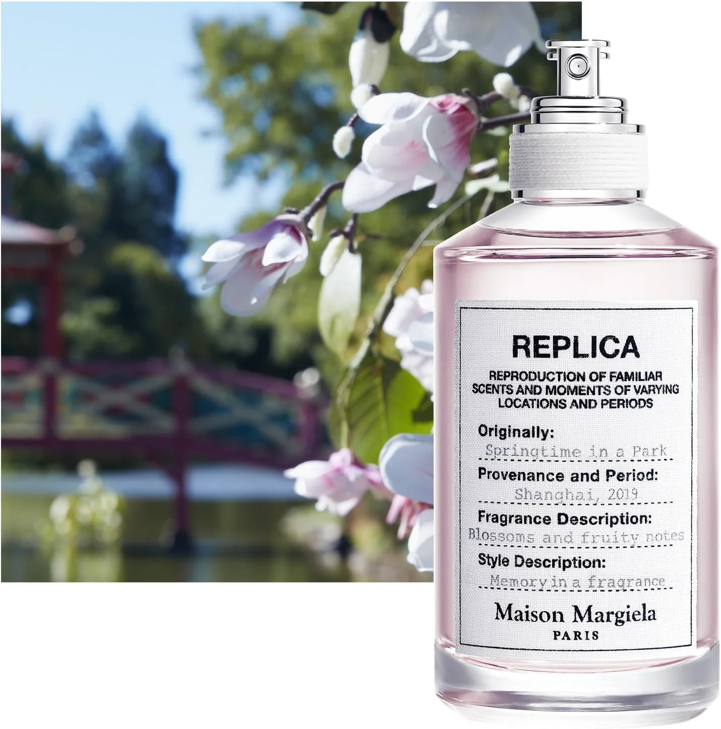 ادکلن زنانه Maison Margiela Replica Springtime In A Park Eau De Toilette، 100 میلی لیتر ادکلن زنانه Maison Margiela Replica Springtime In A Park Eau De Toilette، 100 میلی لیتر