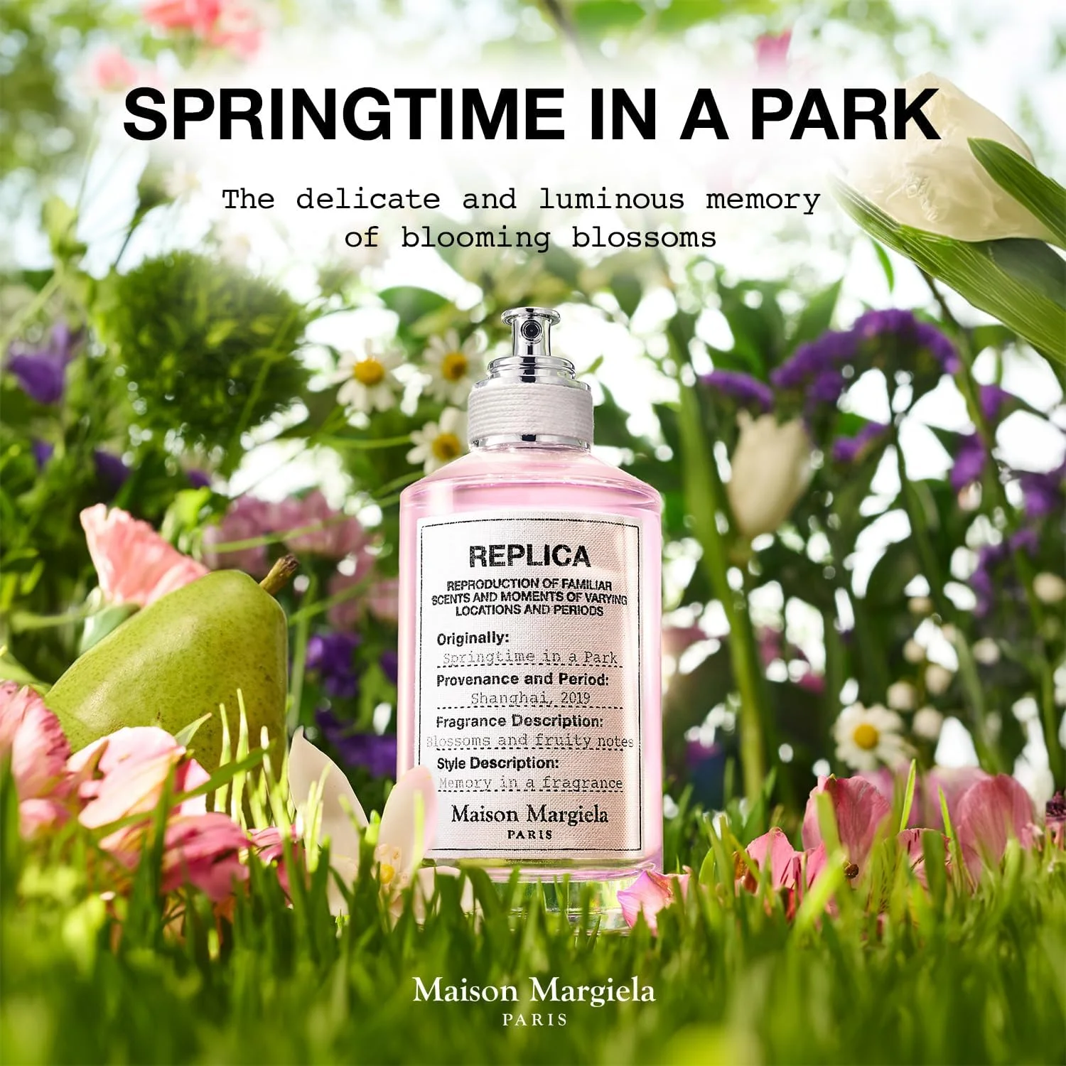 ادکلن زنانه Maison Margiela Replica Springtime In A Park Eau De Toilette، 100 میلی لیتر ادکلن زنانه Maison Margiela Replica Springtime In A Park Eau De Toilette، 100 میلی لیتر