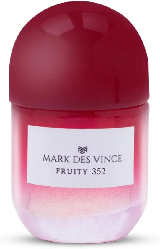 عطر مردانه و زنانه مارک دز وینس مدل Fruity 352 با رایحه میوه ای، ماندگاری طولانی، مناسب برای هر دو جنسیت، 15 میلی لیتر