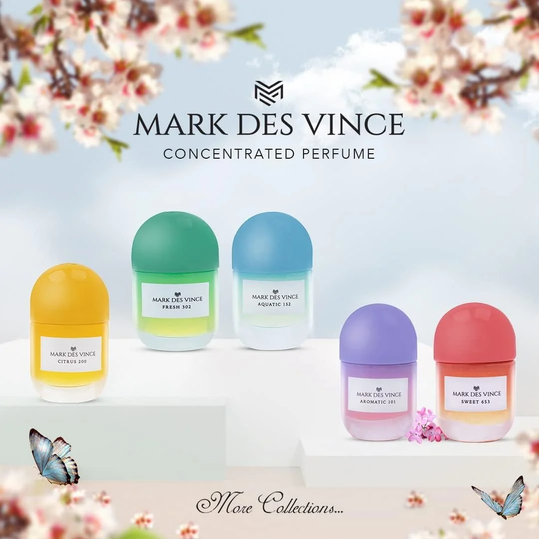 عطر کنسانتره مردانه و زنانه M MARK DES VINCE Sweet 652 با ماندگاری طولانی، عطر унисекс، 15 میلی لیتر