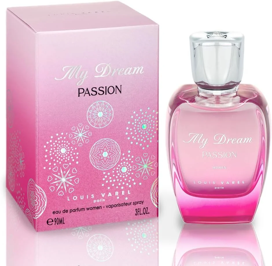 ادو پرفیوم زنانه لویی وارل مدل My Dream Passion حجم 90 میلی لیتر