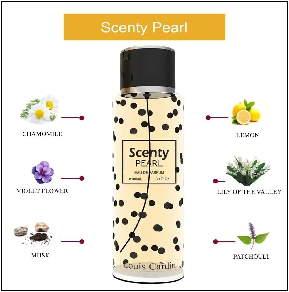 ادو پرفیوم زنانه لویی کاردین مدل Scenty Pearl حجم 100 میلی لیتر