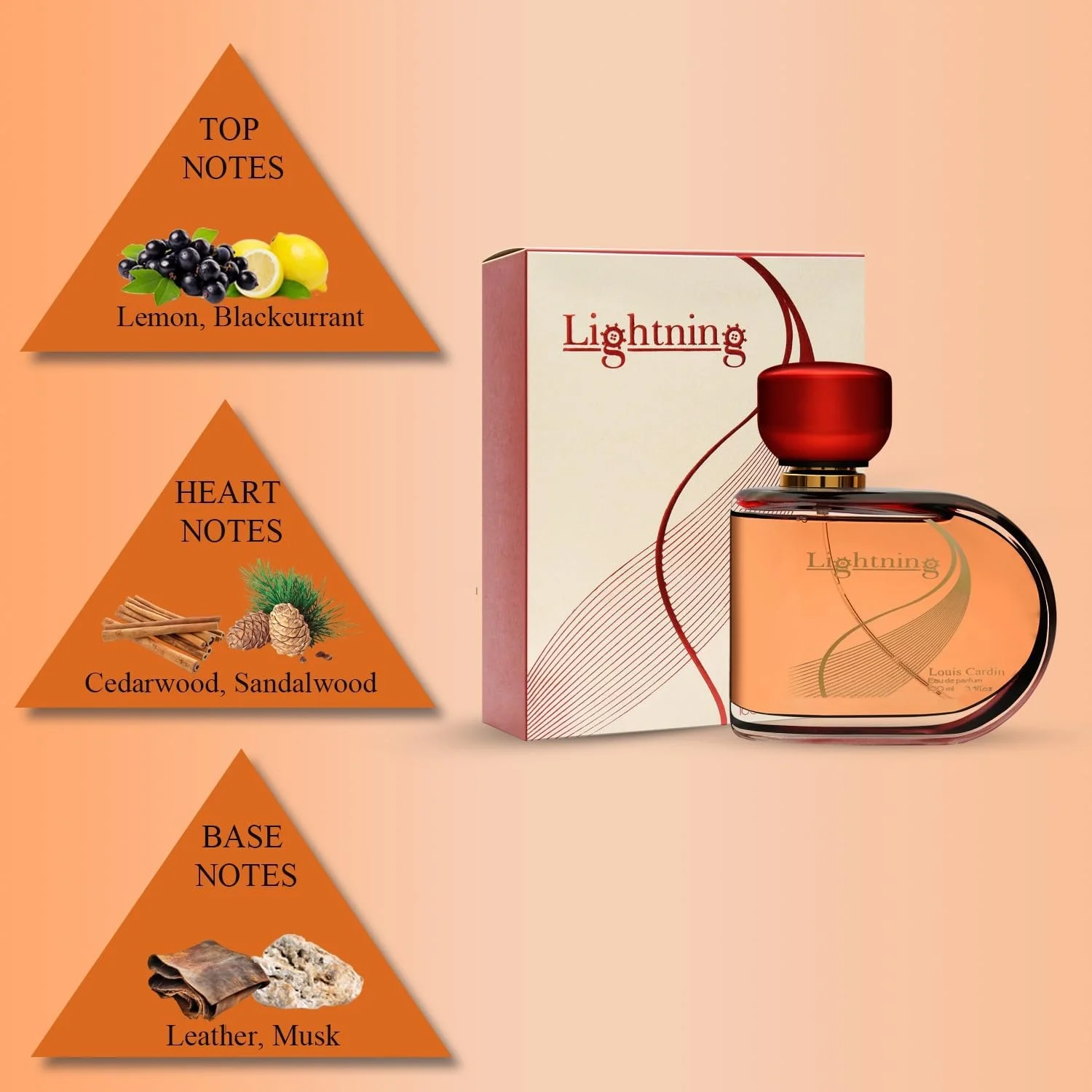 لویی کاردین - عطر زنانه لایتنینگ - ادو پرفیوم، 100 میلی لیتر لویی کاردین - عطر زنانه لایتنینگ - ادو پرفیوم، 100 میلی لیتر
