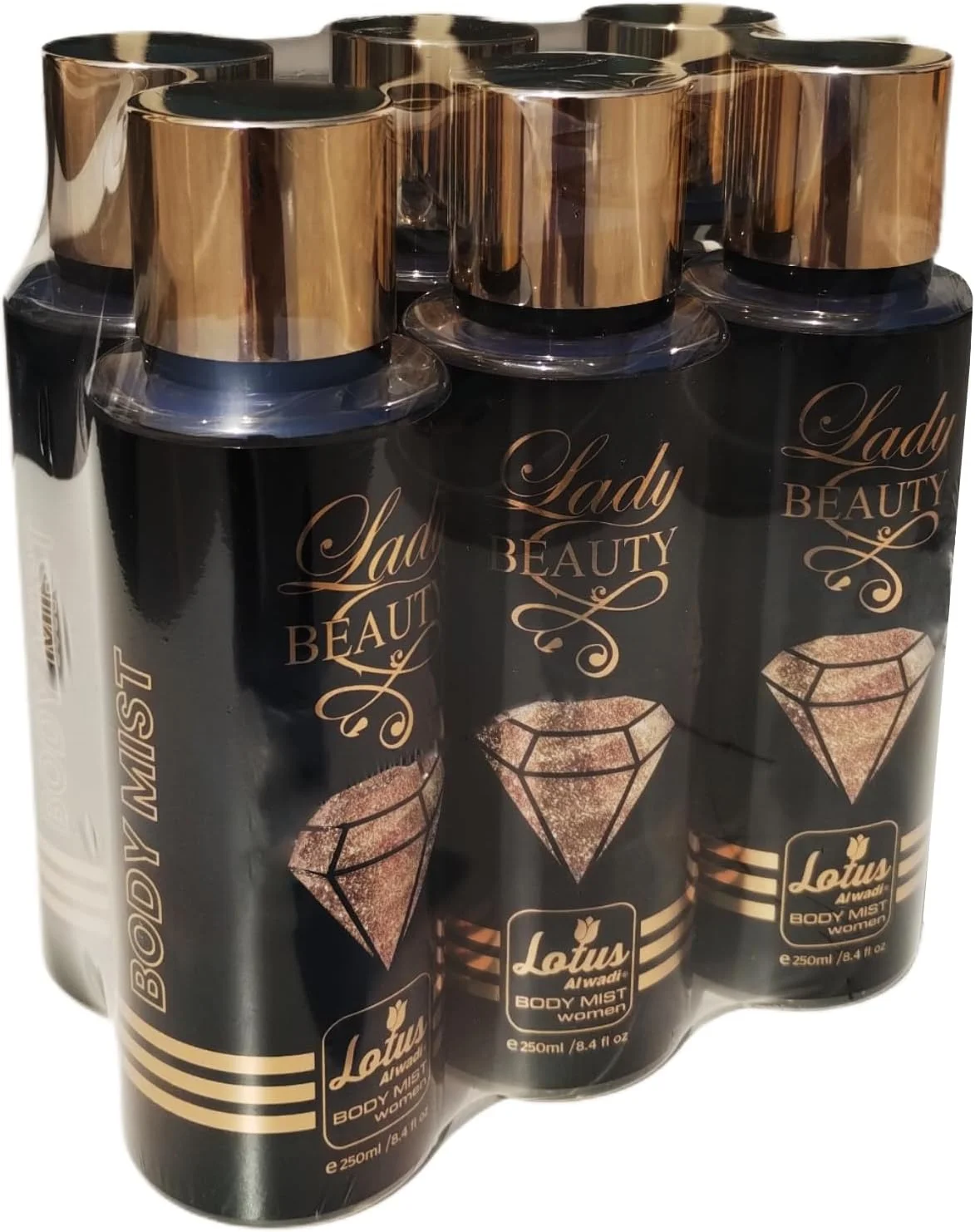 عطر زنانه لوتوس الوادی، بادی میست زنانه، مجموعه امضا، 250 میلی لیتر (ست هدیه 6 عددی) عطر زنانه لوتوس الوادی، بادی میست زنانه، مجموعه امضا، 250 میلی لیتر (ست هدیه 6 عددی)