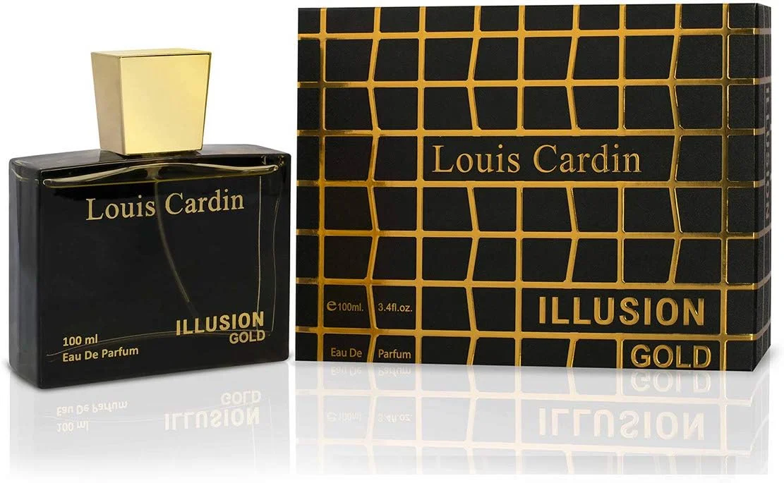 ادکلن زنانه لویی کاردین مدل Illusion Gold حجم 100 میلی لیتر