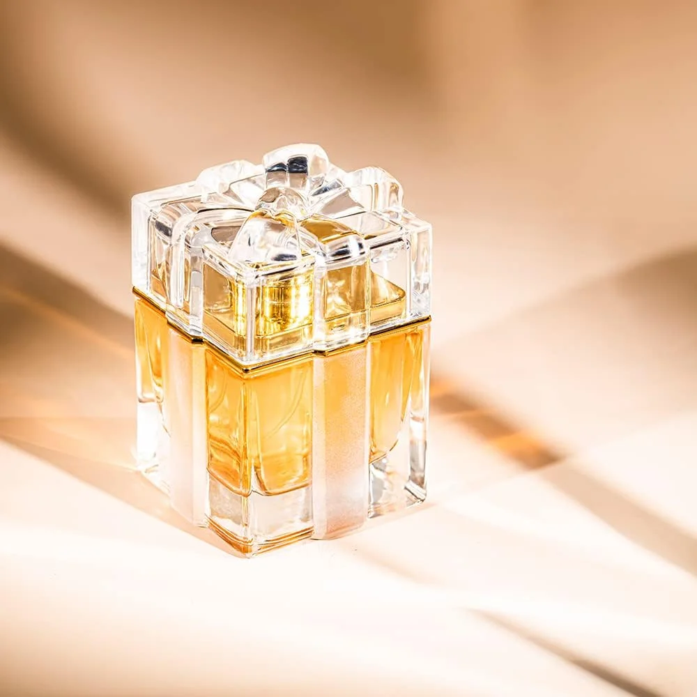 ادکلن زنانه حلال LONKOOM HALAL EDP با رایحه شیرین و میوه ای، اسپری ضد باکتریایی A WISH GOLD 100ml