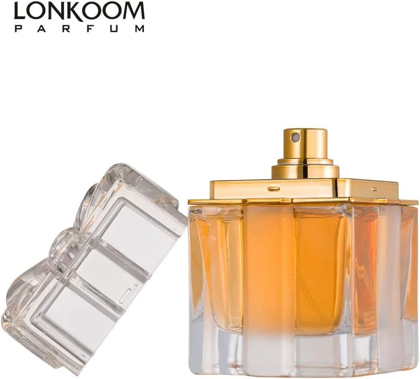 ادکلن زنانه حلال LONKOOM HALAL EDP با رایحه شیرین و میوه ای، اسپری ضد باکتریایی A WISH GOLD 100ml