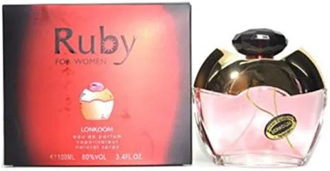 عطر ادکلن زنانه LONKOOM هدیه روز مادر با رایحه گلی-میوه ای، اسپری عطر ضد باکتری RUBY 100ml