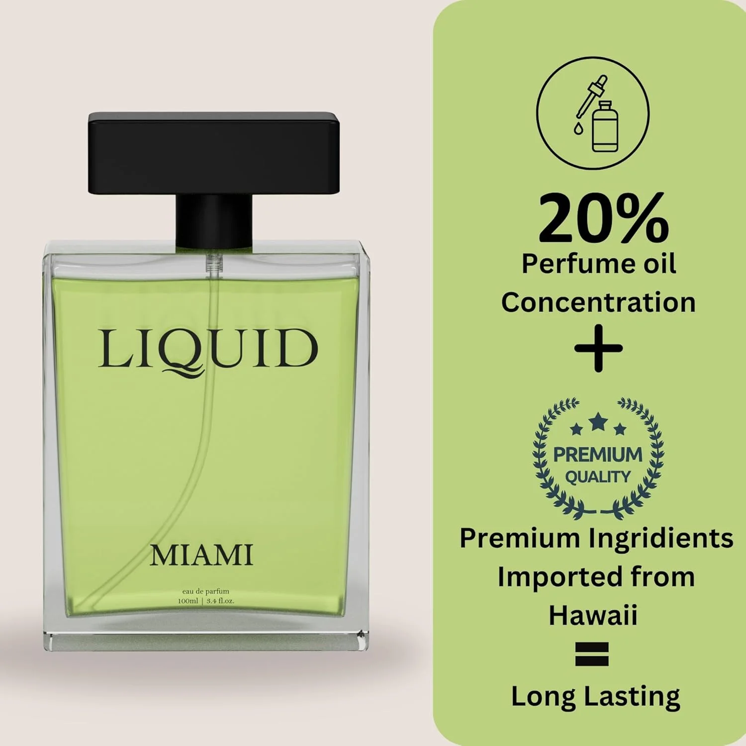 ادو پرفیوم زنانه LIQUID Miami - حجم 90 میلی لیتر | عطر ممتاز | ترکیبی از رایحه های لیلی، وانیل و مشک پودری | مناسب برای مناسبت های خاص | رایحه لوکس الهام گرفته از میامی | هدیه برای او ادو پرفیوم زنانه LIQUID Miami - حجم 90 میلی لیتر | عطر ممتاز | ترکیبی از رایحه های لیلی، وانیل و مشک پودری | مناسب برای مناسبت های خاص | رایحه لوکس الهام گرفته از میامی | هدیه برای او