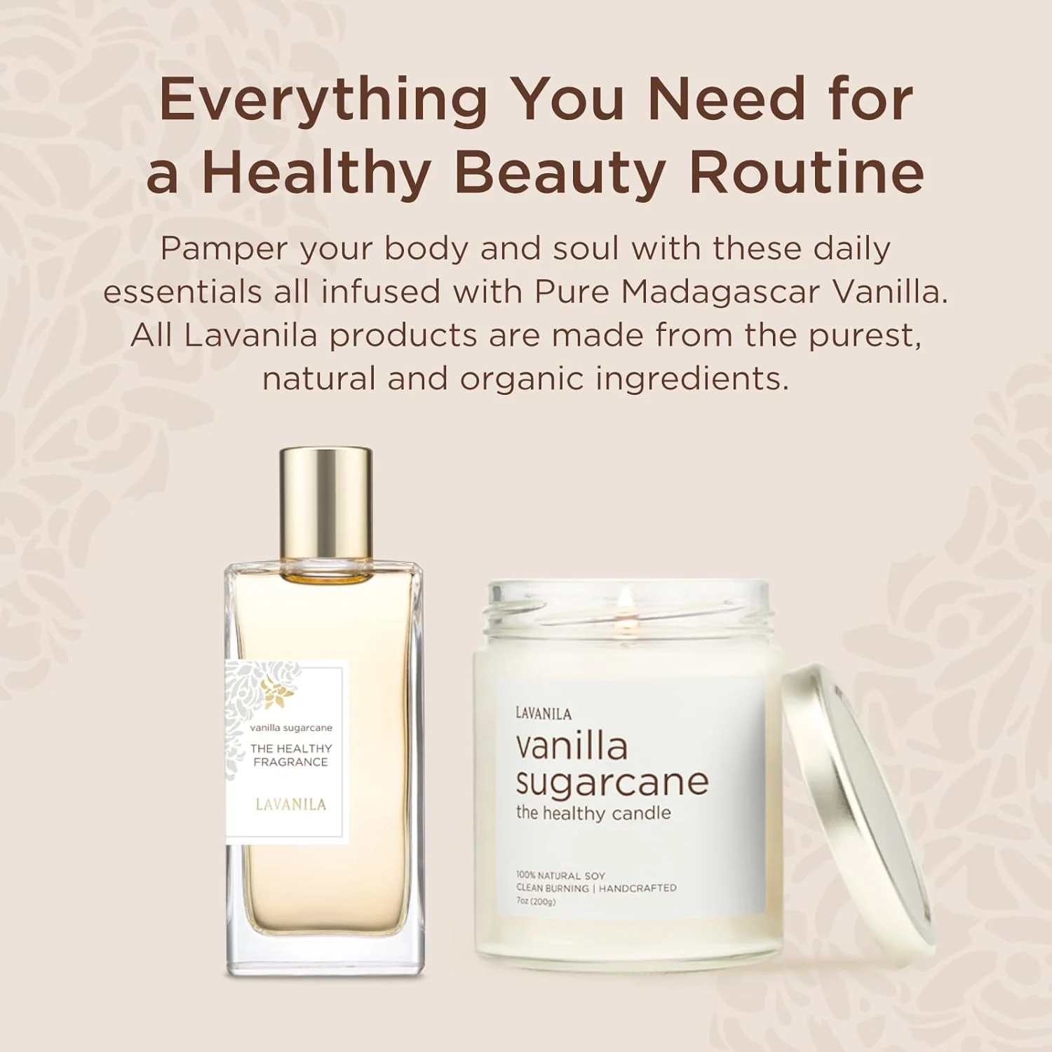 عطر زنانه لاوانیلا وانیل نیشکر، 50 میلی لیتر - ادو پرفیوم پاک و طبیعی ساخت آمریکا عطر زنانه لاوانیلا وانیل نیشکر، 50 میلی لیتر - ادو پرفیوم پاک و طبیعی ساخت آمریکا