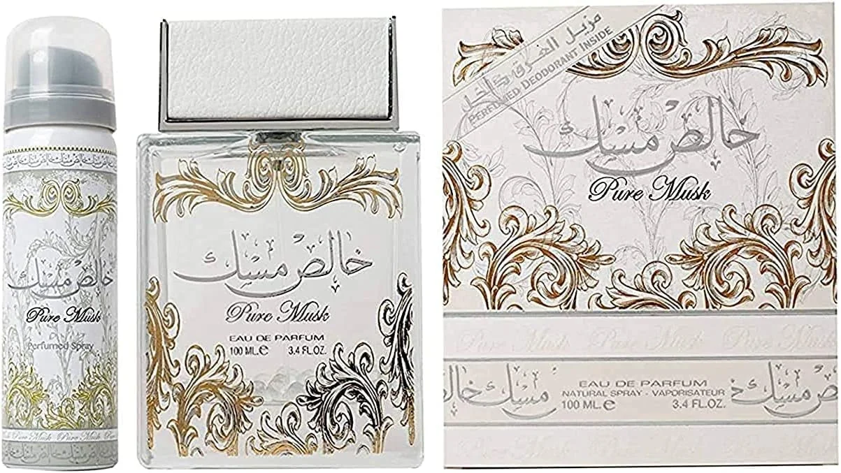 عطر خالص مشک لطافه مردانه و زنانه EDP 100ml + دئودورانت