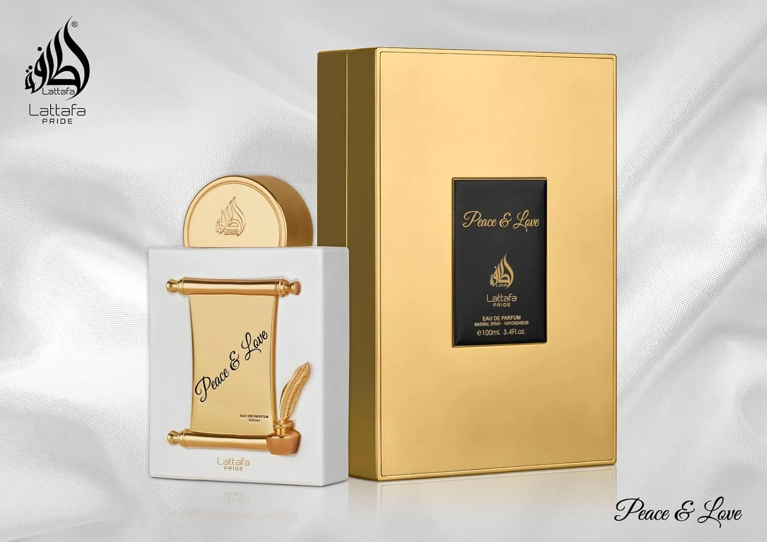 عطر ادکلن لطافه پراید پیس اند لاو (صلح و عشق) از لطافه عطر ادکلن لطافه پراید پیس اند لاو (صلح و عشق) از لطافه