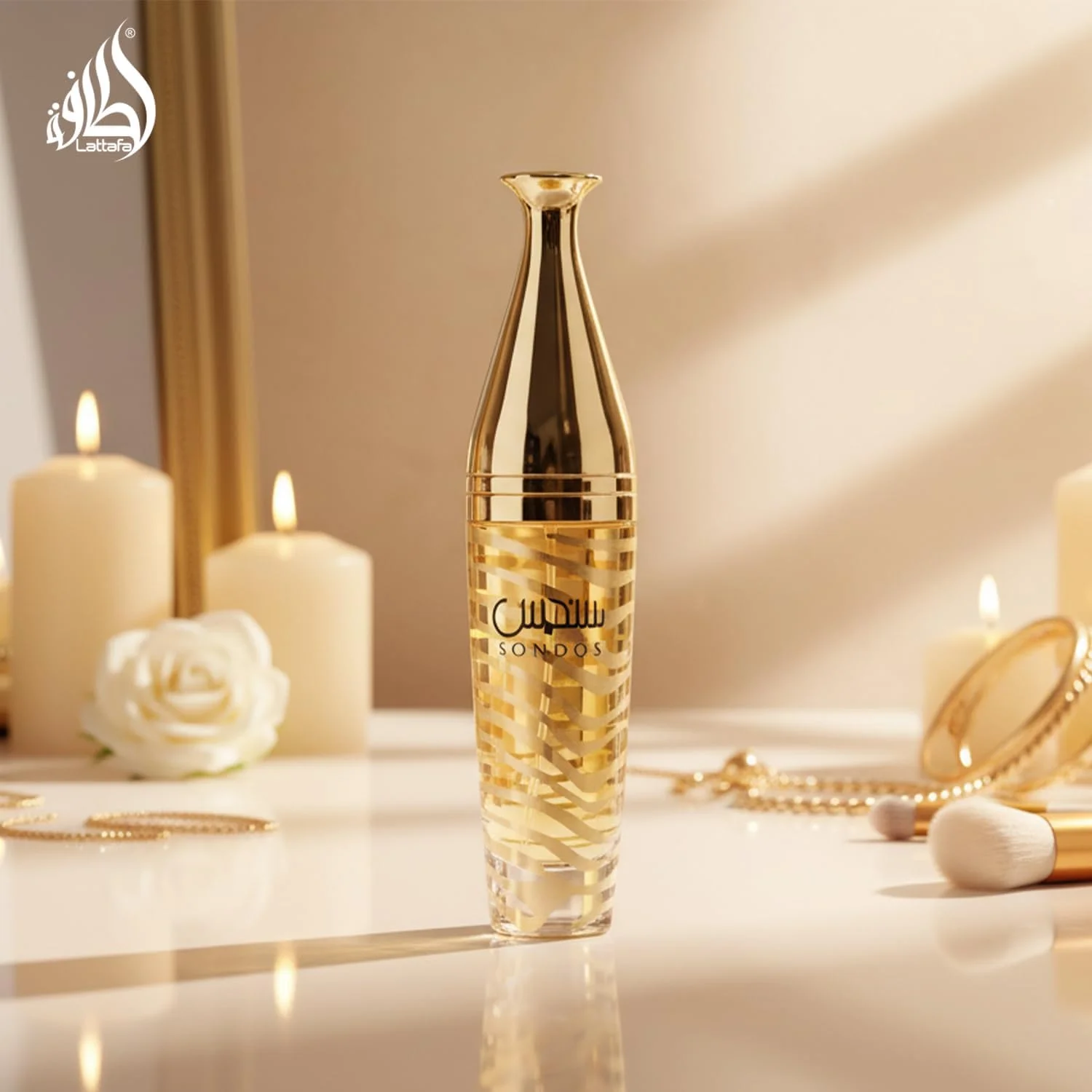 عطر ادو پرفیوم زنانه لطافه سندوس 100 میلی لیتر عطر ادو پرفیوم زنانه لطافه سندوس 100 میلی لیتر