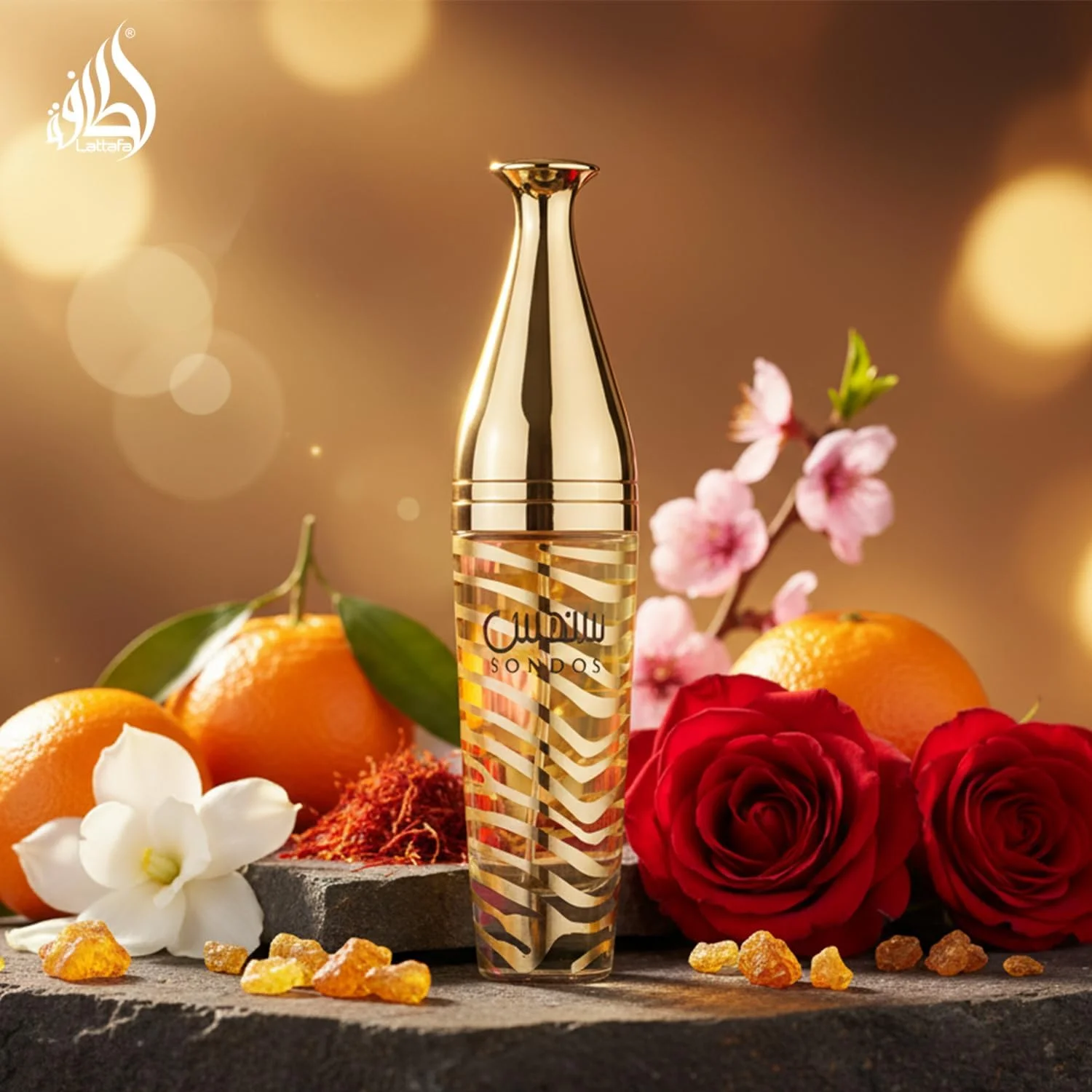 عطر ادو پرفیوم زنانه لطافه سندوس 100 میلی لیتر عطر ادو پرفیوم زنانه لطافه سندوس 100 میلی لیتر