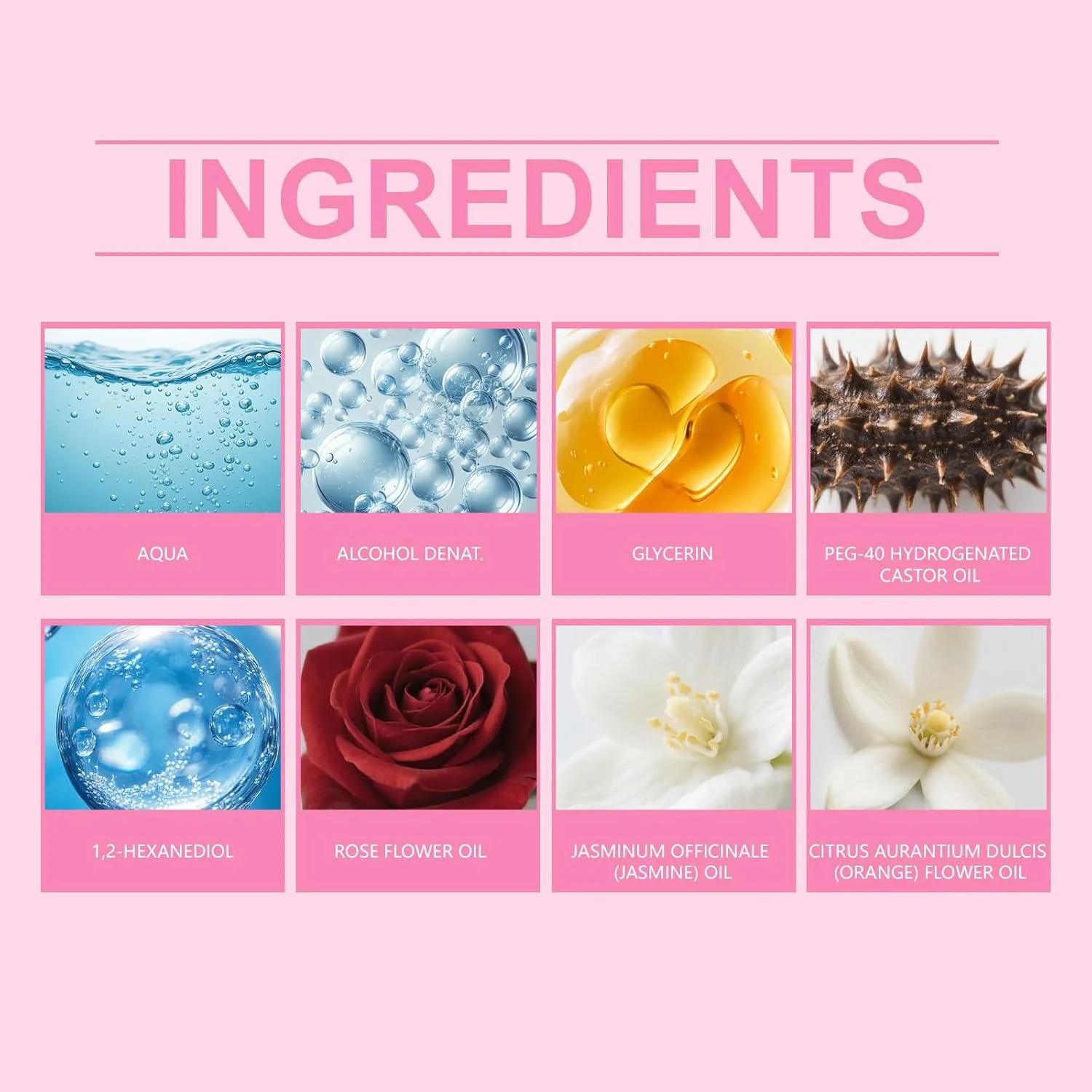 عطر زنانه KASTWAVE، روغن عطر گل رز ماندگار با اپلیکاتور رولی، عطر گلی قابل حمل برای قرار ملاقات، هدیه برای او، 15 میلی لیتر (صورتی)