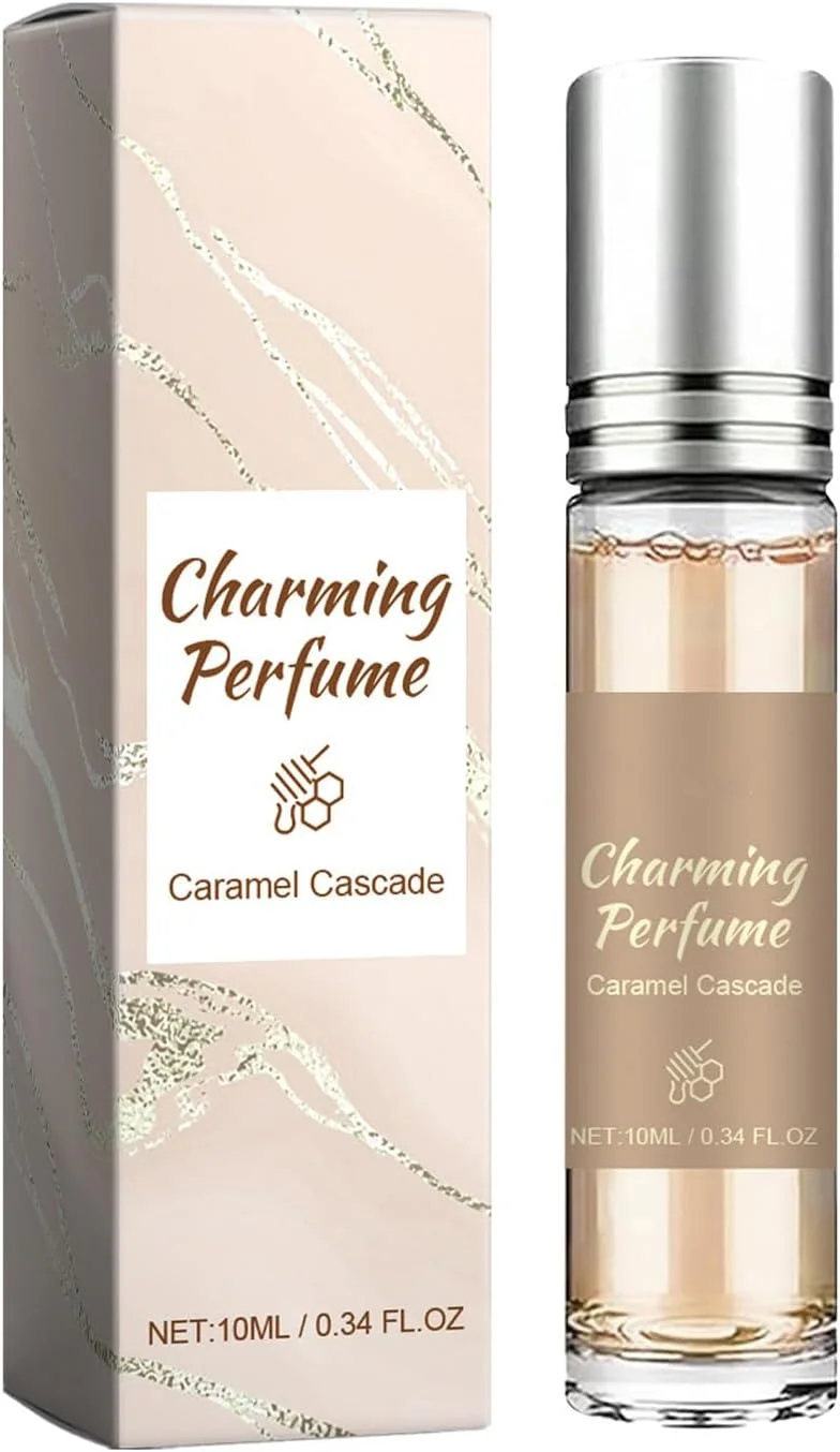 روغن عطر رولی زنانه کارامل کاسکید KASTWAVE، 10 میلی لیتر، عطر ادو تویلت با رایحه آب نبات شیرین، رولر ادکلن ماندگار برای شب قرار، مسافرت، استفاده هدیه
