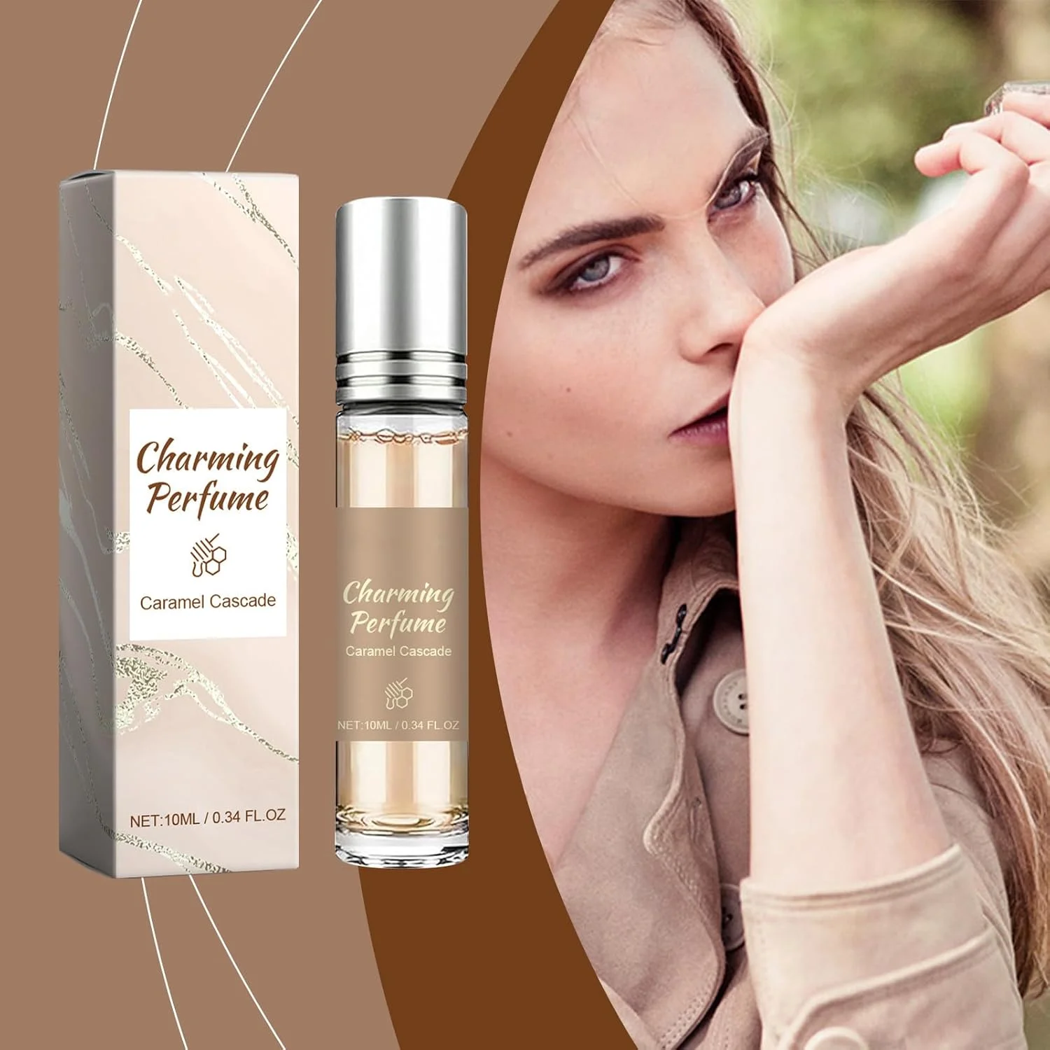 روغن عطر رولی زنانه کارامل کاسکید KASTWAVE، 10 میلی لیتر، عطر ادو تویلت با رایحه آب نبات شیرین، رولر ادکلن ماندگار برای شب قرار، مسافرت، استفاده هدیه روغن عطر رولی زنانه کارامل کاسکید KASTWAVE، 10 میلی لیتر، عطر ادو تویلت با رایحه آب نبات شیرین، رولر ادکلن ماندگار برای شب قرار، مسافرت، استفاده هدیه