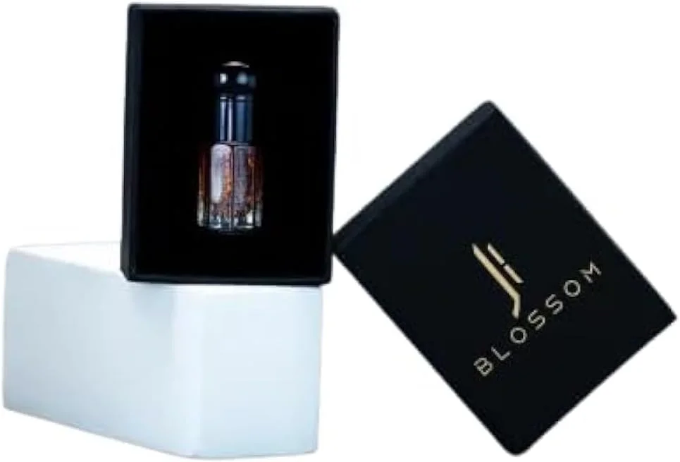 Jh Blossom Dehn Oud Shuyookhi عطر عود شکوفه برای مردان و زنان، اسپری بدن با رایحه عود ماندگار و قوی - عطر اسپری униsex - همراه با 3 میلی لیتر عطر لوکس مردانه و زنانه