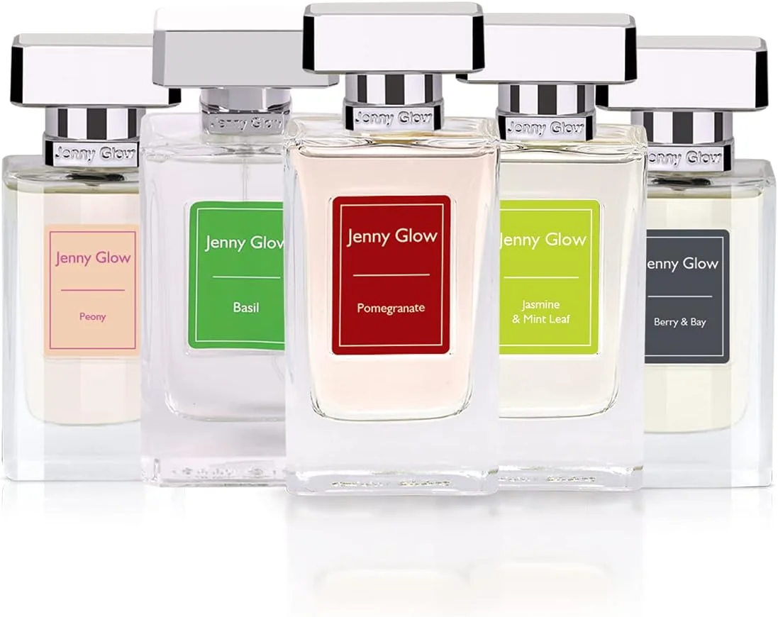 پرفیوم های униsex جنی گلو Best Of 5 با حجم 80 میلی لیتر - Peony EDP 80ml - Basil EDP 80ml - Pomegranate EDP 80ml - Jasmin & Mint EDP 80ml - Blackberry & Bay EDP 80ml - عطرهای زنانه/مردانه