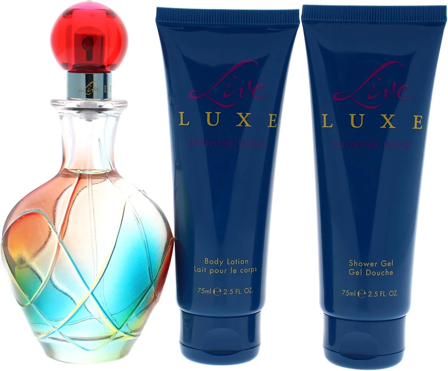ست ادکلن زنانه جنیفر لوپز Live Luxe Edition، ادکلن 100 میلی لیتر + ژل دوش 75 میلی لیتر + لوسیون بدن 75 میلی لیتر ست ادکلن زنانه جنیفر لوپز Live Luxe Edition، ادکلن 100 میلی لیتر + ژل دوش 75 میلی لیتر + لوسیون بدن 75 میلی لیتر