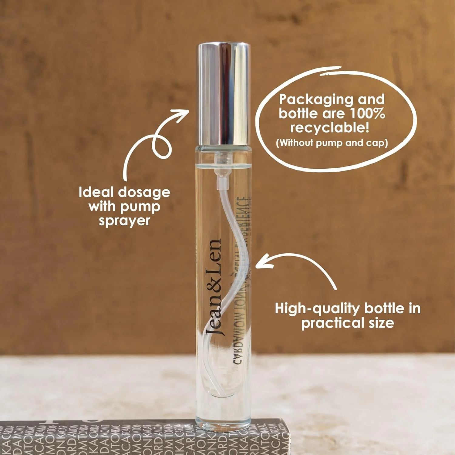 ژان اند لن کارت تجربه عطر هل و تونکا، ادو تویلت با رایحه هل و تونکا، عطر مینی کاربردی، ایده آل برای مسافرت، بطری شیشه ای، 10 میلی لیتر ژان اند لن کارت تجربه عطر هل و تونکا، ادو تویلت با رایحه هل و تونکا، عطر مینی کاربردی، ایده آل برای مسافرت، بطری شیشه ای، 10 میلی لیتر