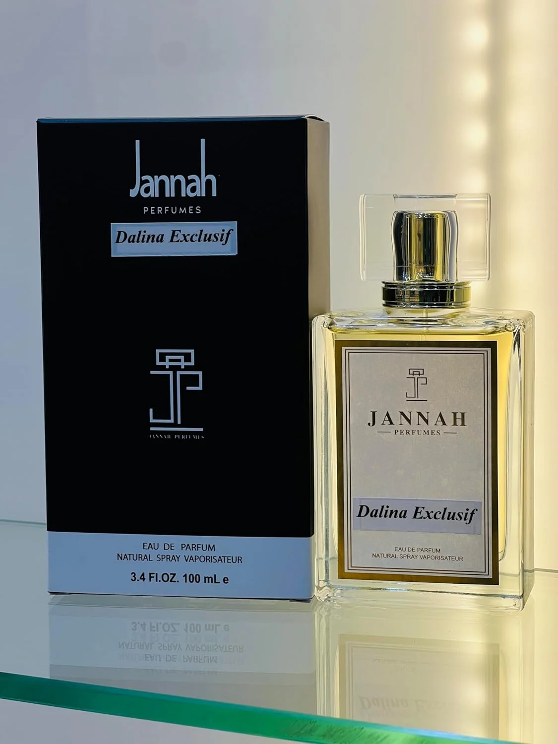 عطر زنانه 100 میل Jannah Perfumes Dalina Exclusif EDP - پرده برداری از تجمل و ظرافت با این عطر منحصر به فرد، یک سمفونی فریبنده از ظرافت گل ها