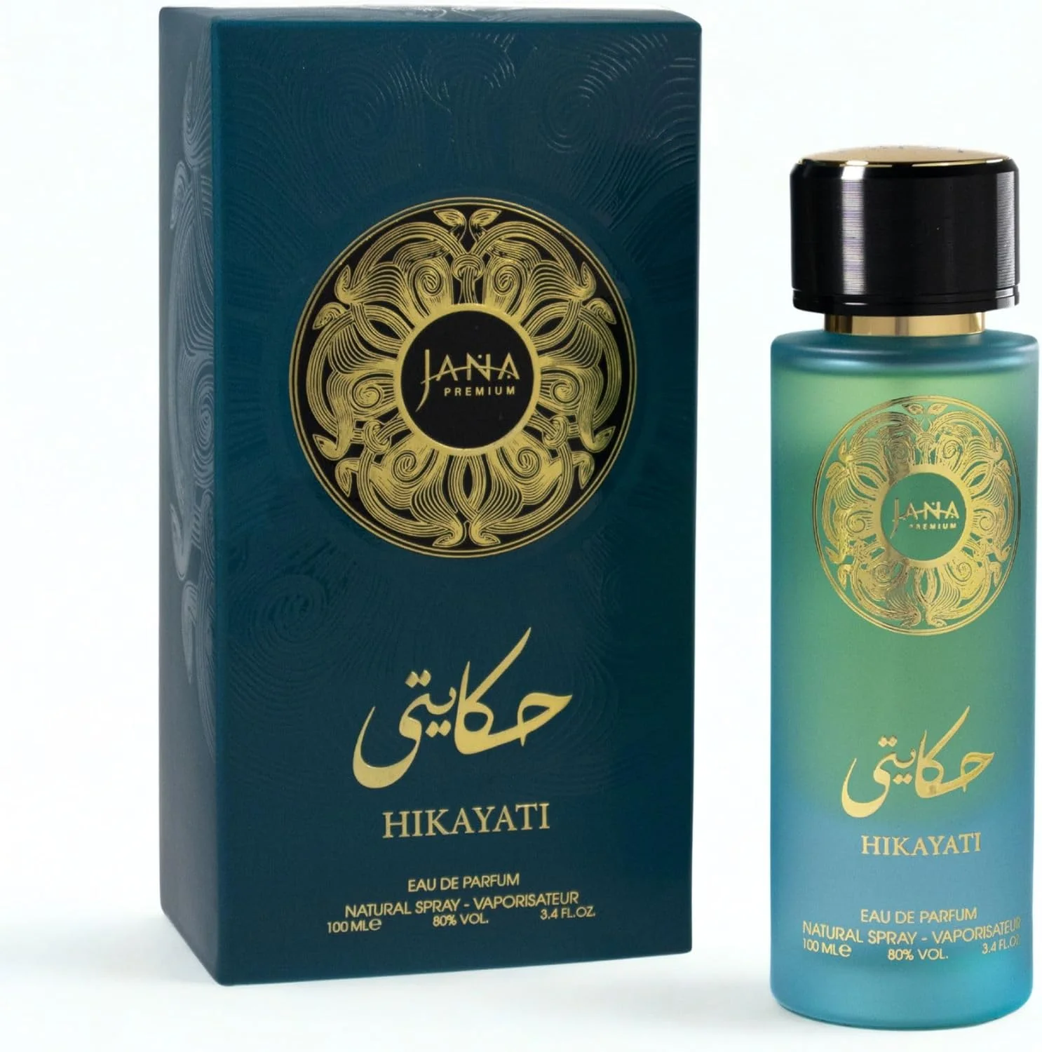 عطر ادو پرفیوم زنانه و مردانه جانا بیوتی مدل Hikayati حجم 100 میلی لیتر
