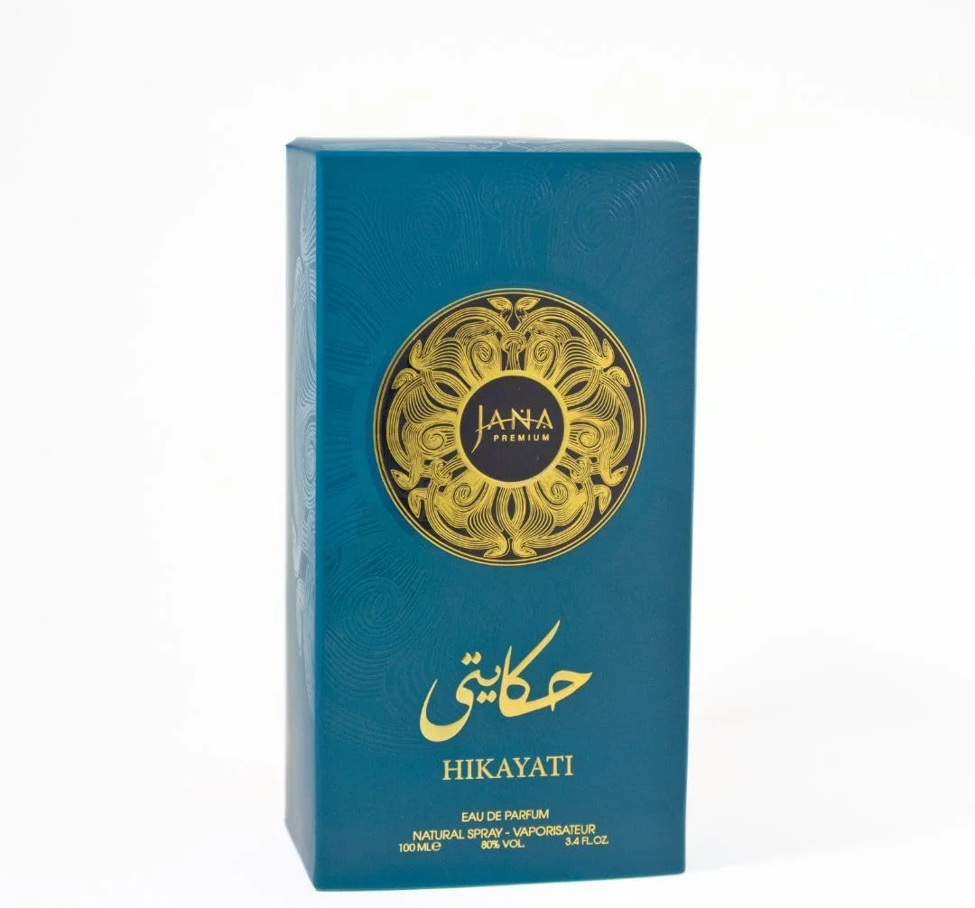 عطر ادو پرفیوم زنانه و مردانه جانا بیوتی مدل Hikayati حجم 100 میلی لیتر عطر ادو پرفیوم زنانه و مردانه جانا بیوتی مدل Hikayati حجم 100 میلی لیتر
