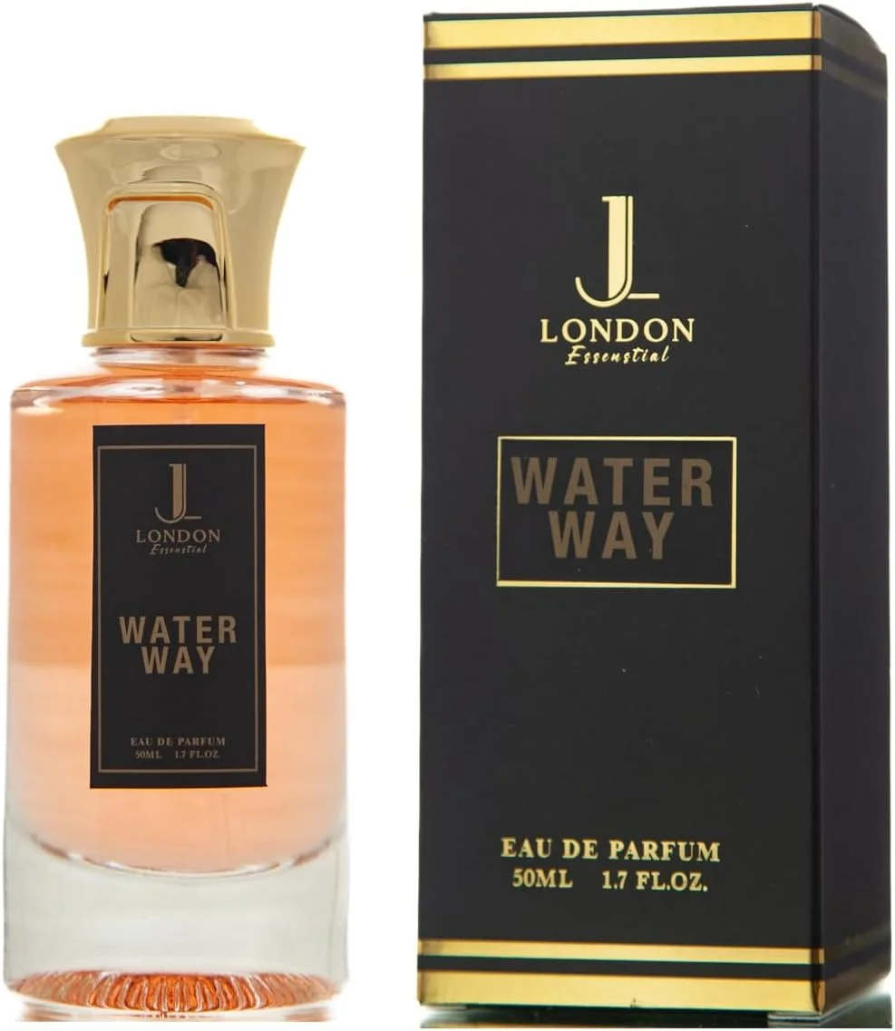 عطر ادو پرفیوم جان لندن اسنشیال - واتر وی، ماندگاری طولانی، رایحه унисекс برای مردان و زنان، عطرهای الهام گرفته شده برای خانم ها و آقایان 50 میلی لیتر