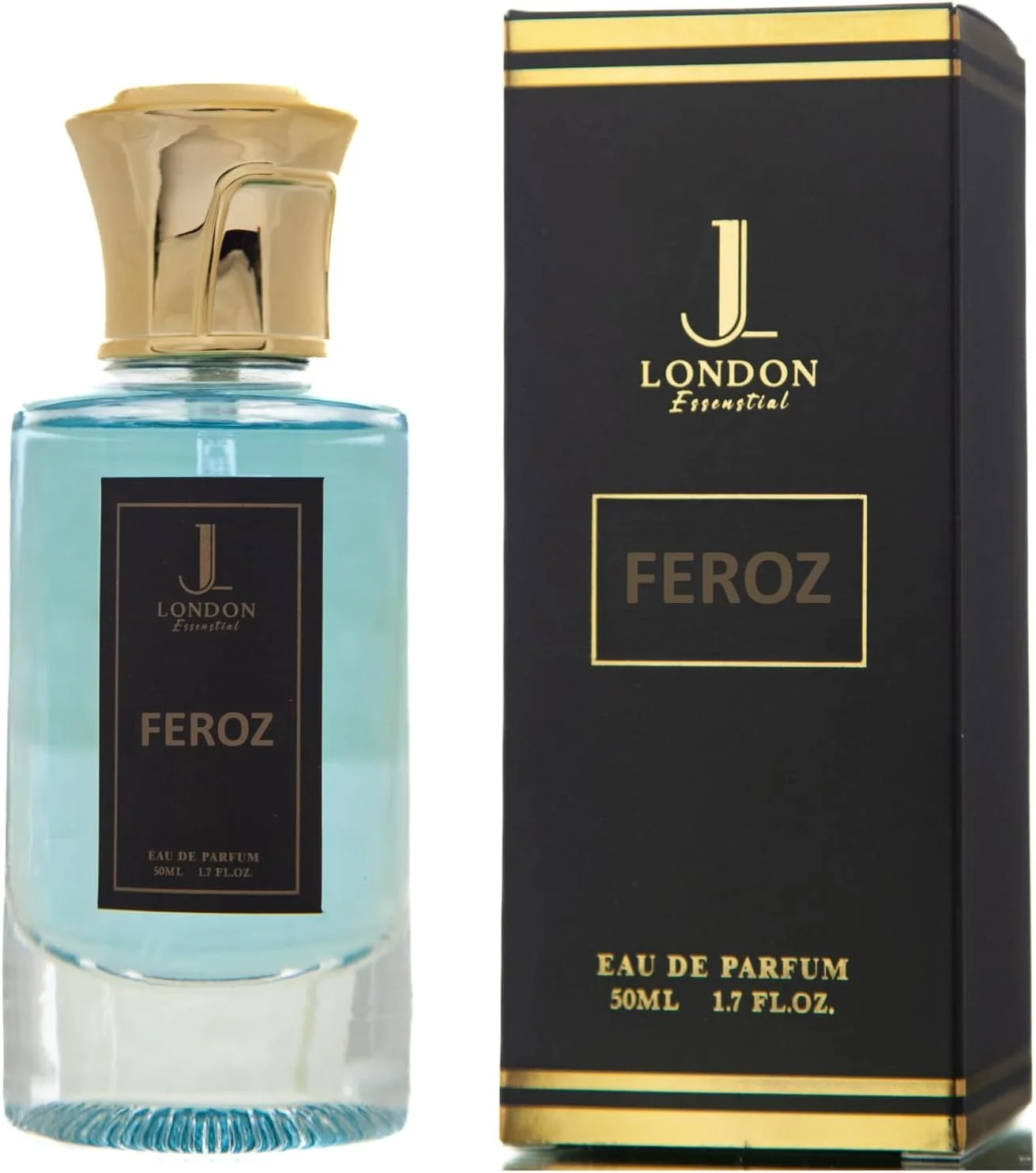 عطر ادو پرفیوم مردانه و زنانه جان لندن اسنشیال - FEROZ، ماندگاری طولانی، عطر یونیسکس الهام گرفته شده برای خانم ها و آقایان 50 میلی لیتر