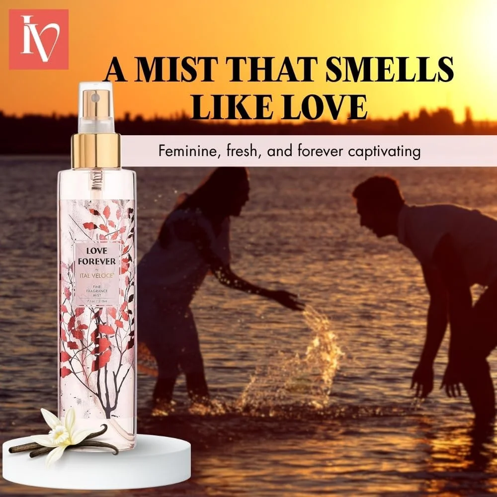 اسپری خوشبو کننده بدن زنانه ایتال ولوچه مدل Love Forever حجم 210 میلی لیتر اسپری خوشبو کننده بدن زنانه ایتال ولوچه مدل Love Forever حجم 210 میلی لیتر