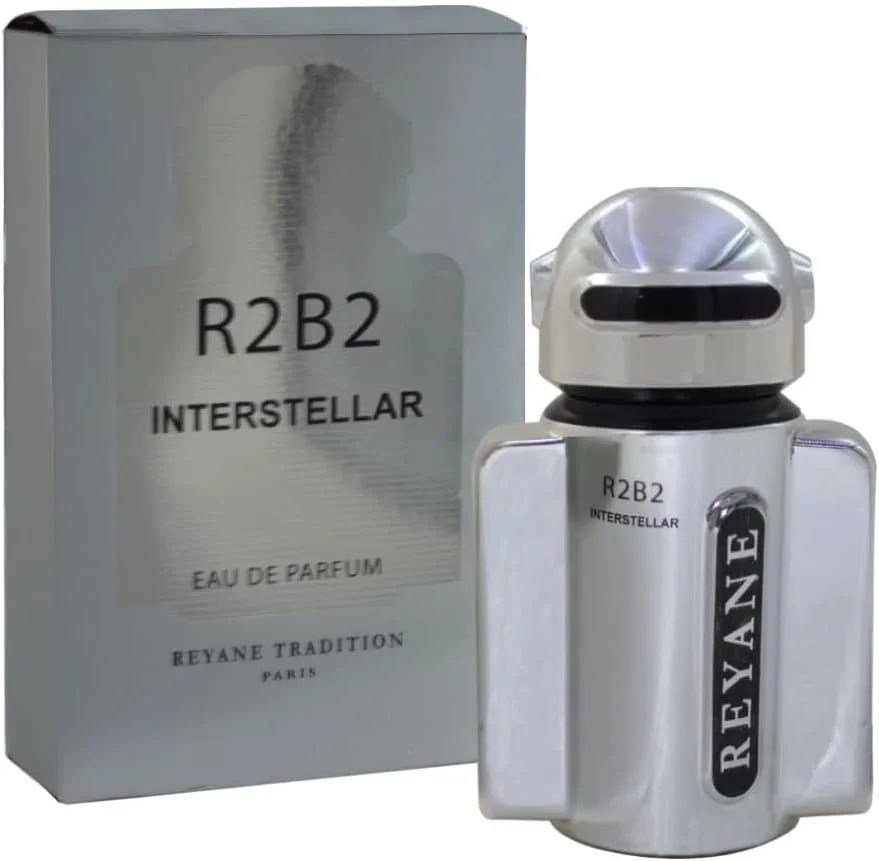 ادکلن بین ستاره ای Hunaidi R2B2 100 میلی لیتر - عطر یونیسکس از Reyane Tradition Paris - نسخه محدود طراحی شده با فناوری اسپری لیزری پیشرفته ادکلن بین ستاره ای Hunaidi R2B2 100 میلی لیتر - عطر یونیسکس از Reyane Tradition Paris - نسخه محدود طراحی شده با فناوری اسپری لیزری پیشرفته