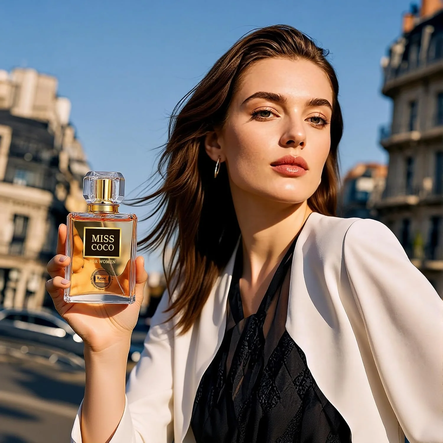 عطر زنانه هیبرید اند کامپانی مدل Miss Coco ادو پرفیوم اسپری طبیعی رایحه ای احساسی، 100 میلی لیتر