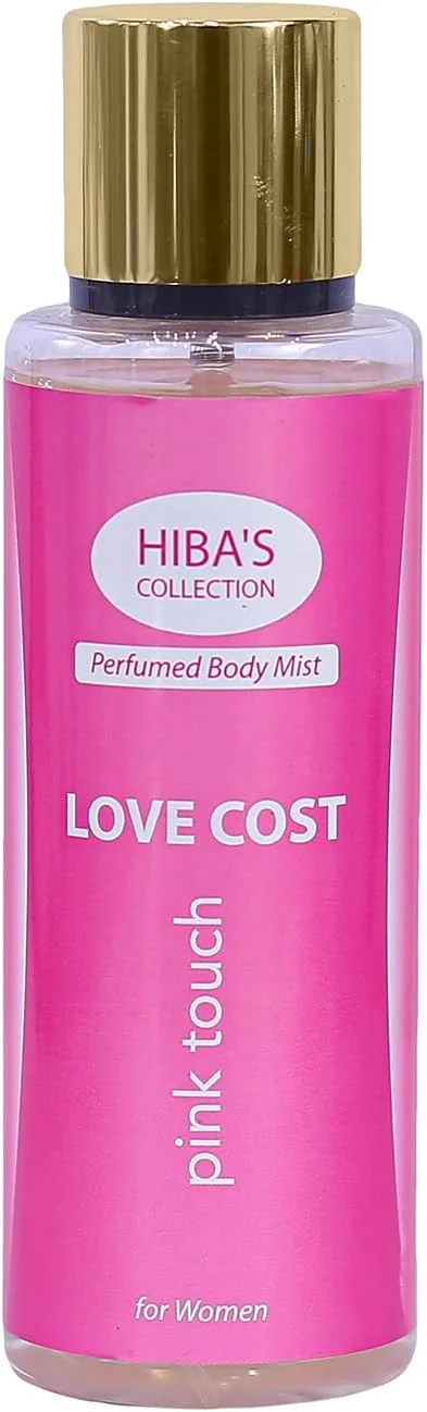 بادی میست زنانه معطر لاو کاست از کالکشن HIBA'S، لمس صورتی - 250 میلی لیتر (8.45 fl oz)