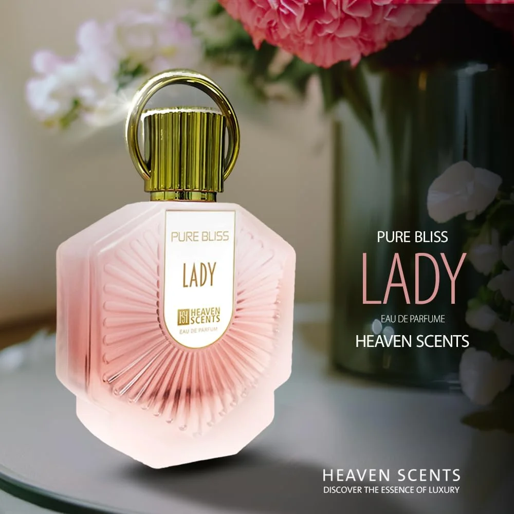 عطر زنانه و مردانه Heaven Scents Lady، ادو پرفیوم اسپری، 100 میلی لیتر