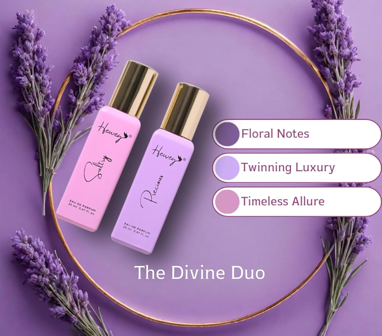 مجموعه دو عددی عطر مایع زنانه Hewey Precious And Sultry 2X20 میلی لیتر | ادو پرفیوم | رایحه ای تازه و ماندگار، عطر لوکس | مناسب روز و شب، هدیه لوکس مجموعه دو عددی عطر مایع زنانه Hewey Precious And Sultry 2X20 میلی لیتر | ادو پرفیوم | رایحه ای تازه و ماندگار، عطر لوکس | مناسب روز و شب، هدیه لوکس