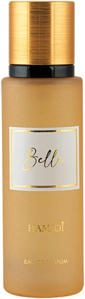 عطر مردانه حمیدی پرفیومز مدل Belle Eau De Parfum 30ml طلایی، رایحه ای برای او، عطر ماندگار