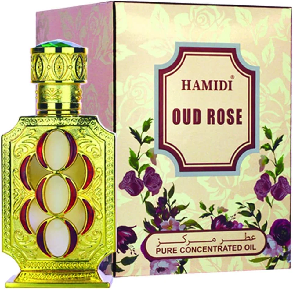 عطر روغنی زنانه حمیدی عود رز، روغن خالص و غلیظ، 20 میلی لیتر، بدون الکل، از خانه استرلینگ عطر روغنی زنانه حمیدی عود رز، روغن خالص و غلیظ، 20 میلی لیتر، بدون الکل، از خانه استرلینگ