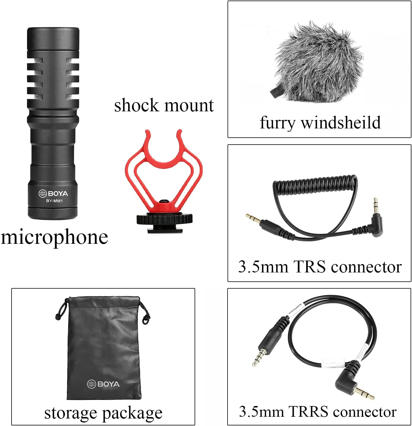 میکروفون شات گان فیلمبرداری روی دوربین BOYA مدل by-MM1 برای یوتیوب، ولاگ، فیسبوک، پخش زنده، ضبط صدا برای آیفون، هواوی، گوشی های هوشمند اندروید، دوربین های DSLR کانن، نیکون و سونی میکروفون شات گان فیلمبرداری روی دوربین BOYA مدل by-MM1 برای یوتیوب، ولاگ، فیسبوک، پخش زنده، ضبط صدا برای آیفون، هواوی، گوشی های هوشمند اندروید، دوربین های DSLR کانن، نیکون و سونی