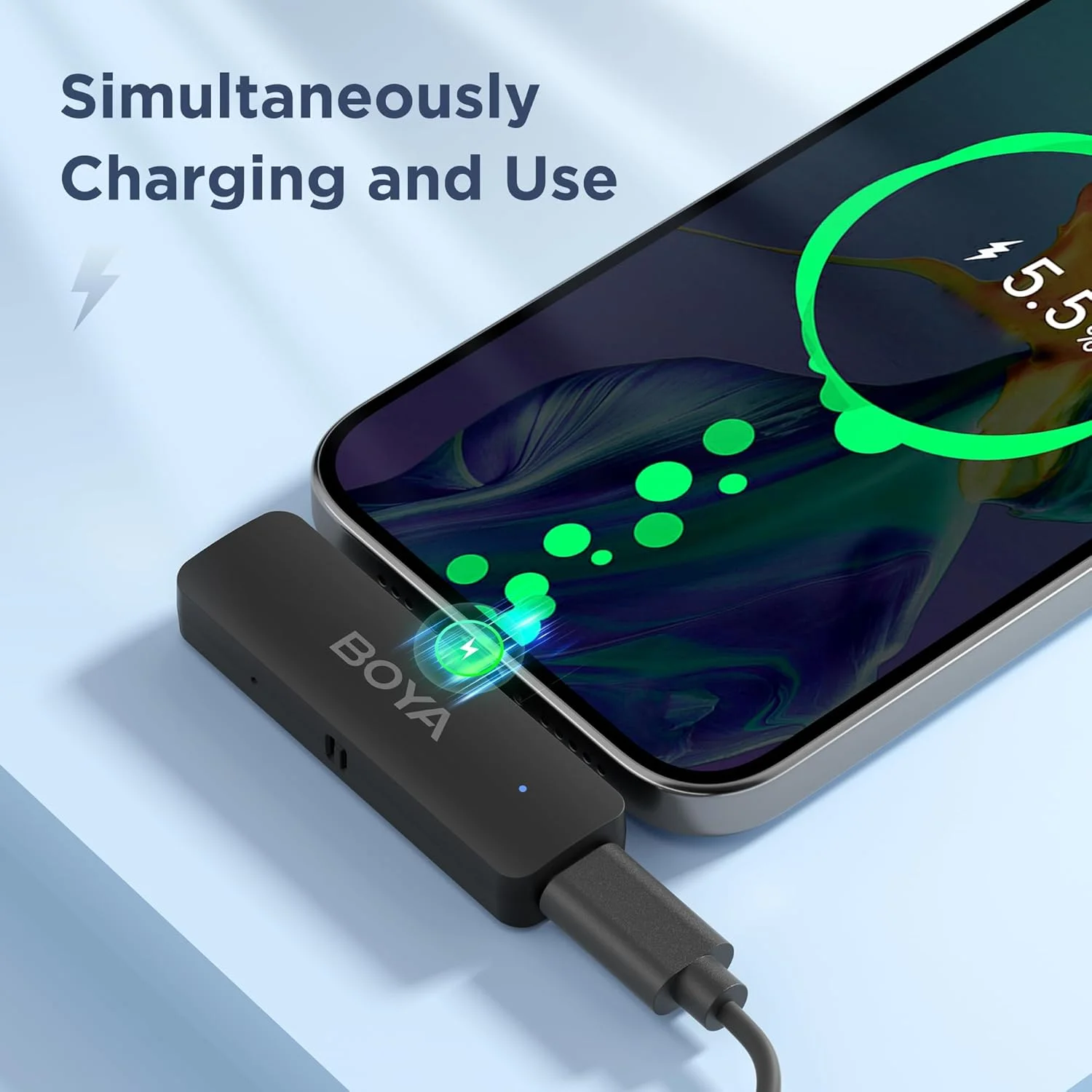 میکروفون یقه ای بی سیم مینی BOYA BY-V4D برای گوشی های هوشمند آیفون، 4 میکروفون یقه ای بی سیم گیره ای برای ضبط ویدیو، پادکست، مصاحبه، استریمینگ، ولاگ و یوتیوب میکروفون یقه ای بی سیم مینی BOYA BY-V4D برای گوشی های هوشمند آیفون، 4 میکروفون یقه ای بی سیم گیره ای برای ضبط ویدیو، پادکست، مصاحبه، استریمینگ، ولاگ و یوتیوب